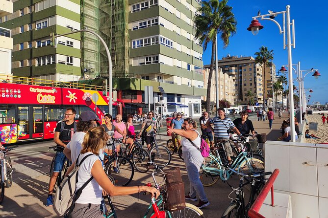 A private stroll cycling around Cádiz + bike rental - Stop 6 to Stop 8: Puerta de Tierra, Santa María del Mar, and the 1812 bridge