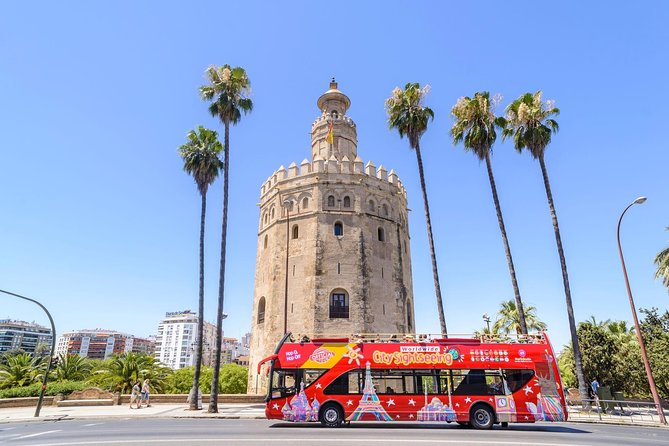 City Sightseeing Seville Hop-On Hop-Off Bus Tour - How the Seville loop starts at Paseo de Cristóbal Colón