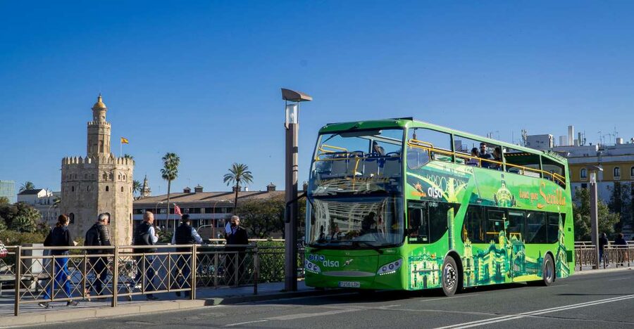 Combo: Hop on hop off + Flamenco Show & Walking tours - Hop-On Hop-Off Sevilla Bus: Two Lines, 14 Stops, Audio Guide Included
