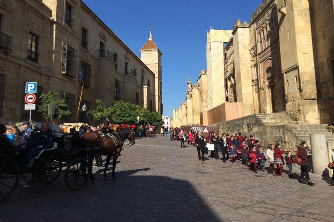 Cordoba City Tour with Mosque-Cathedral from Seville - La Judería and the former Jewish Quarter: narrow streets, big names