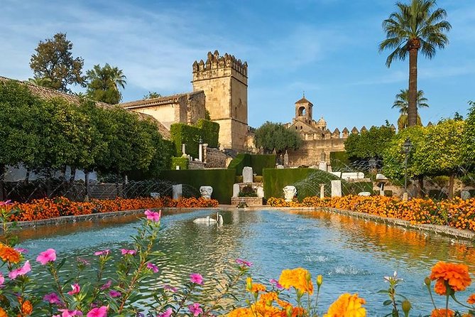 From Seville: Cordoba and Mosque-Cathedral Skip the Line - The Christian Kings Alcazar and the streets around flower-filled Cordoba
