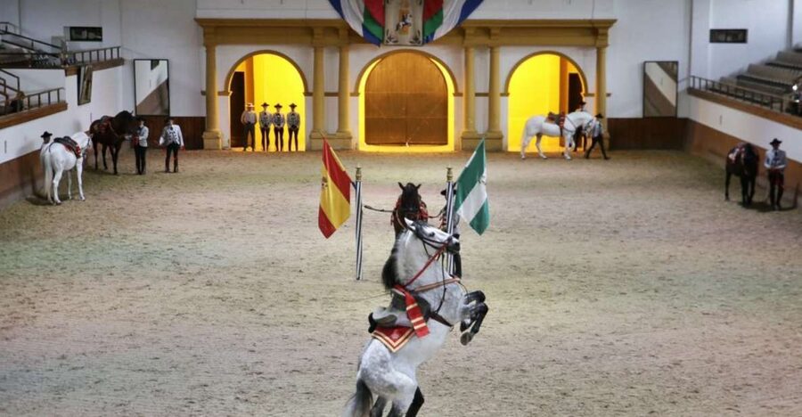 From Seville: Tour of Jerez with Horse Show & Wine Tasting - Royal School of Equestrian Art: the show How the Horses Dance