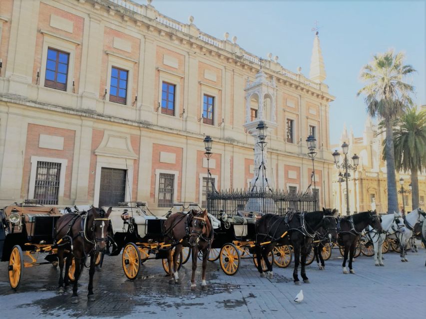 Horse-Drawn Carriage Ride Through Seville - Passing the 1929 exhibition pavilions, then rolling toward the big finale