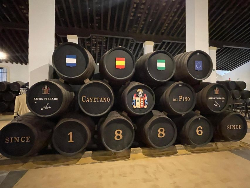 Jerez de la Frontera: Sherry Winery Tour with Tasting - Walking the winery: labels, barrels, and the 1886 feel