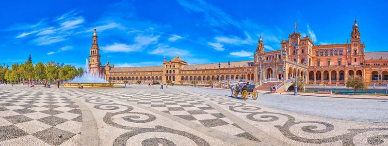 NOSIESTA | Guided E-Bike Tour Sevilla | ENGLISH (NATIVE) - The route from Las Setas to Plaza de España, in the order you ride it