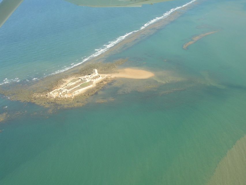 Sancti Petri: Catamaran Cruise with Swim Stop and lunch - Out on the Bay of Cadiz: views of Costa de la Luz from sea level