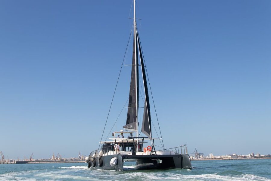 Sancti Petri: Catamaran Cruise with Swim Stop and lunch - Lunch onboard: two courses, dessert, and the bar if you still want more