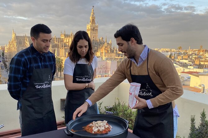 Sevilla: Rooftop Paella Cooking Class & 30-minute expert Q&A - Cooking Paella Hands-On: What You Do and What It Teaches