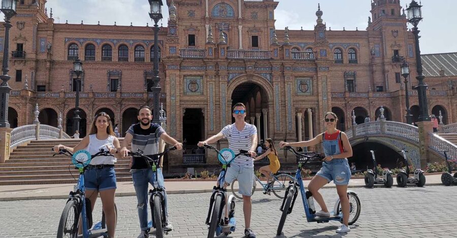 Seville: 2-Hour Electric Kickscooter tour - Choosing your ride: electric kickscooter or bike