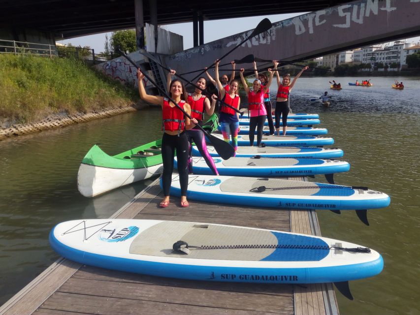 Seville: 2 Hour Paddle Surf Class - Getting started at Plaza de Armas and getting your gear handled