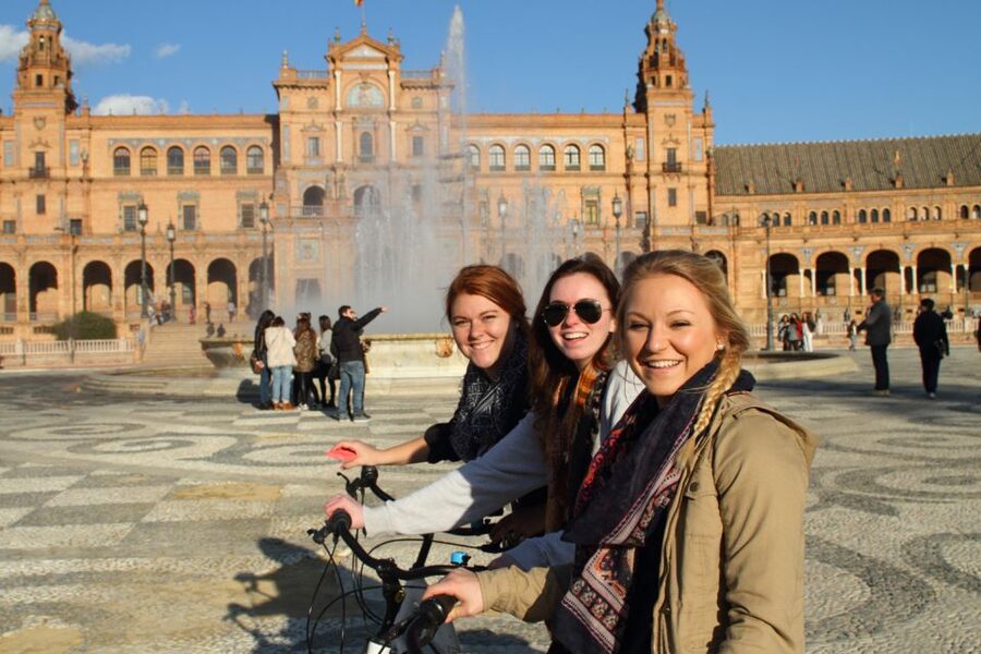 Seville: 3–Hour Sightseeing Tour - Meeting at Centerbici and getting ready to roll