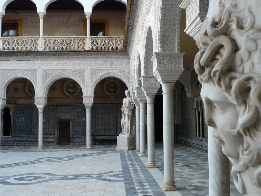 Seville: Casa de Pilatos Ground Floor Entry Ticket - Drawing rooms and salons: coffered ceilings and the bow motif