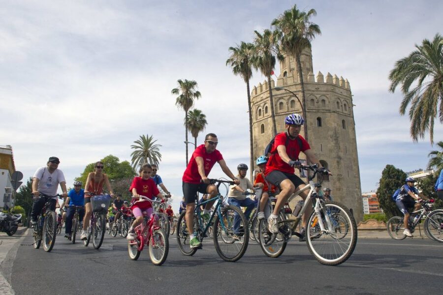 Seville City Bike Tour: Top Seville's Monuments - Down the River to Triana, Torre del Oro, and the Bullring Area