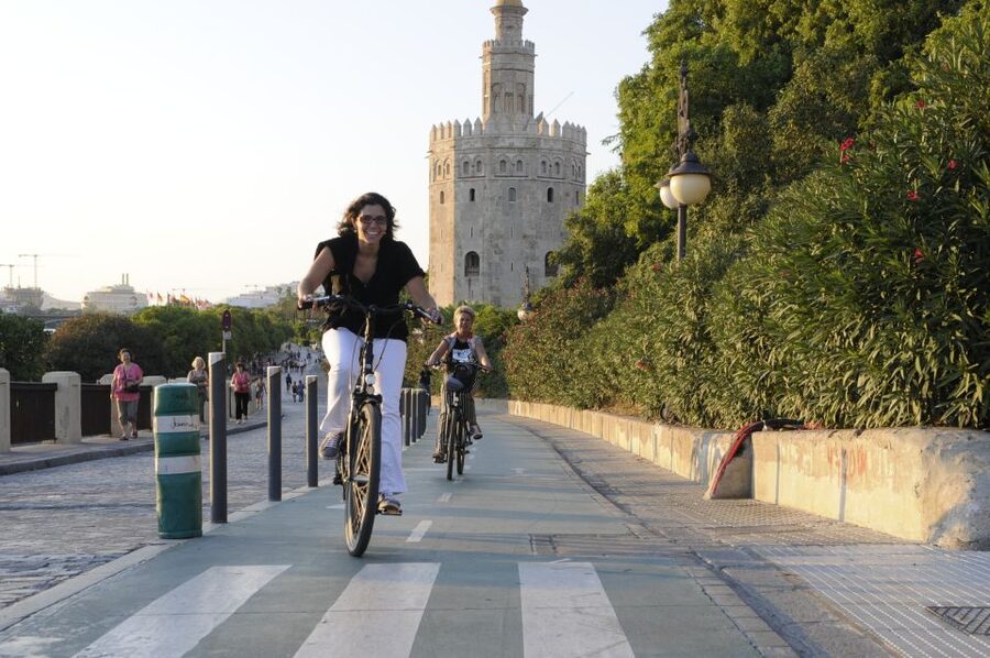 Seville: Electric Bike Tour in Small Group - E-Bike Comfort, Helmet Use, and Road Safety Basics