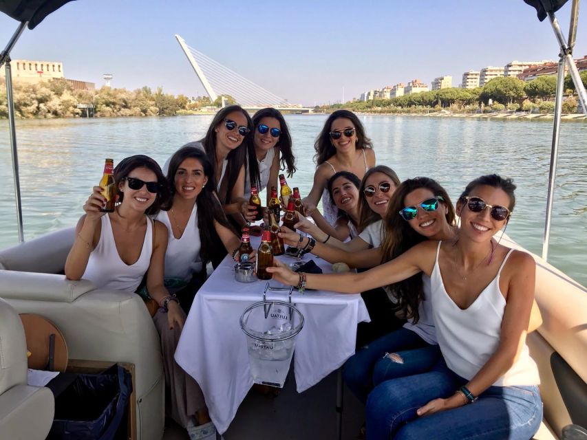 Seville: Exclusive River Boat Tour with Tapas - Comfort on board: blankets, music, and even WiFi