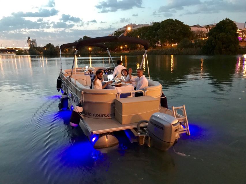 Seville: Exclusive River Boat Tour with Tapas - Getting the most from the live captain commentary (English and Spanish)