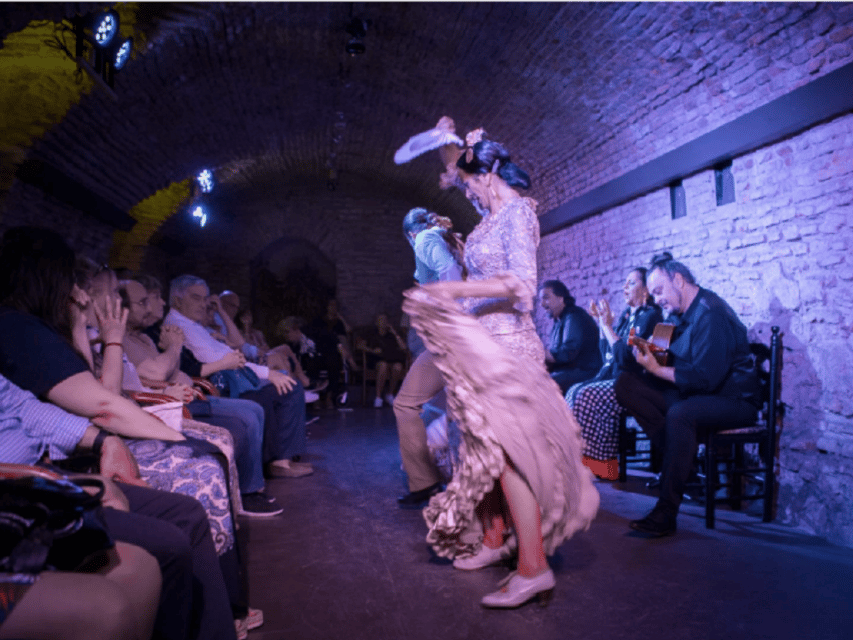 Seville: Flamenco Dreams Show with Drink in an Arabic Vault - What the Stage Feels Like in the Vault: Close Seats, Close Emotions