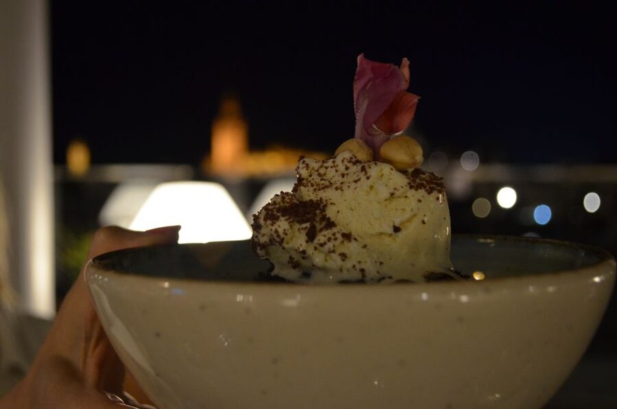 Seville: Flamenco Show & Roof Dinner with Cathedral Views - Hotel Abba Sevilla rooftop dinner at 21:30: views plus a real tasting menu