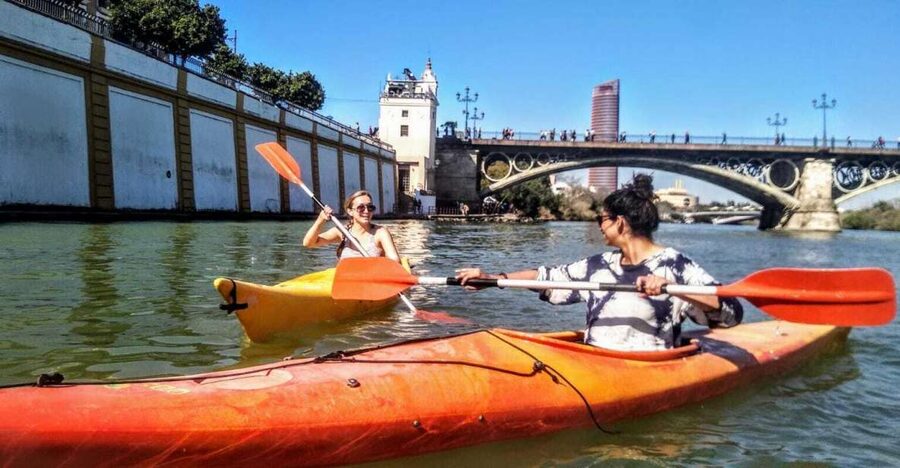 Seville: Guadalquivir River Kayaking Trip - Safety briefing and river rules, with no guide on the water