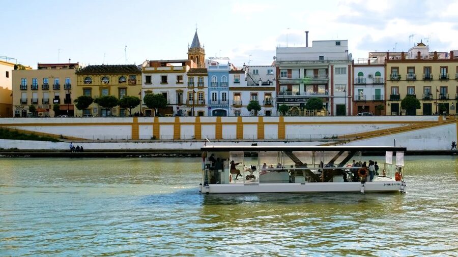 Seville: Guadalquivir & Secrets of Triana Small Group Tour - Starting at Torre del Oro, you get the Seville port story fast