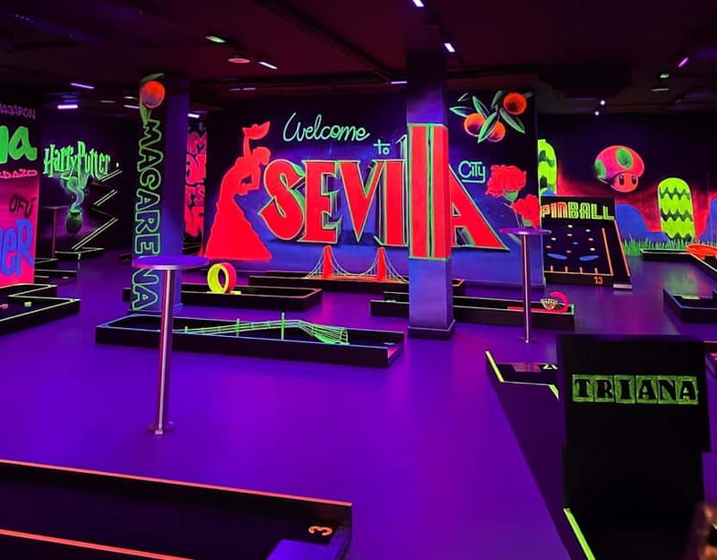 Seville: Indoor UV 18 hole Minigolf Experience - Finding the Venue Near the Setas in Seville