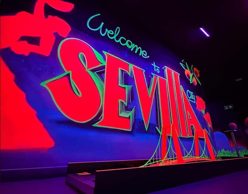 Seville: Indoor UV 18 hole Minigolf Experience - The Bar and Seating Area, Turning Play Into an Even With Drinks