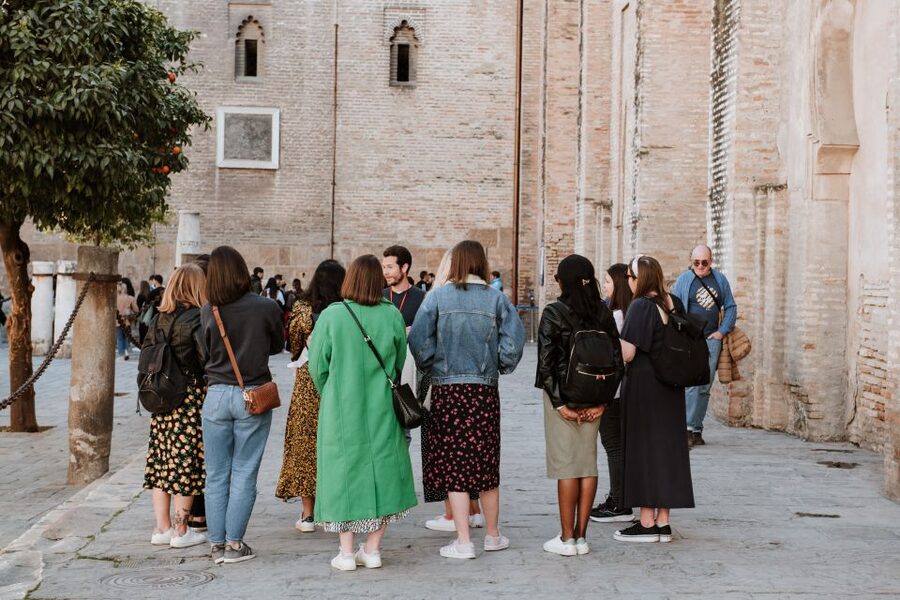 Seville Jewish Quarter walking tour: Santa Cruz District - Calle Ópera Carmen and Patio de Banderas, the end of your Santa Cruz loop