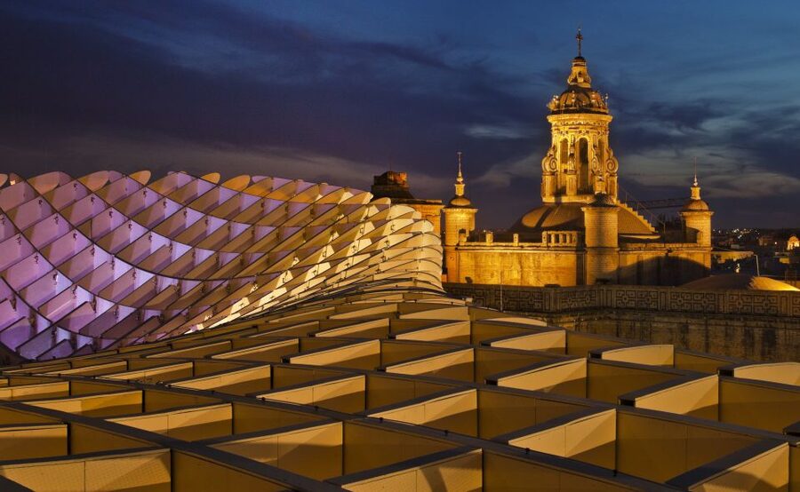 Seville: Las Setas Guided Tour & Optional City Tour - Evening light show: when Las Setas feels like a different city