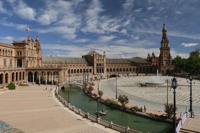 Seville Private Tour from Cadiz Port/Hotel Pick up - Stop 3: Plaza de España, a classic landmark with iconic design