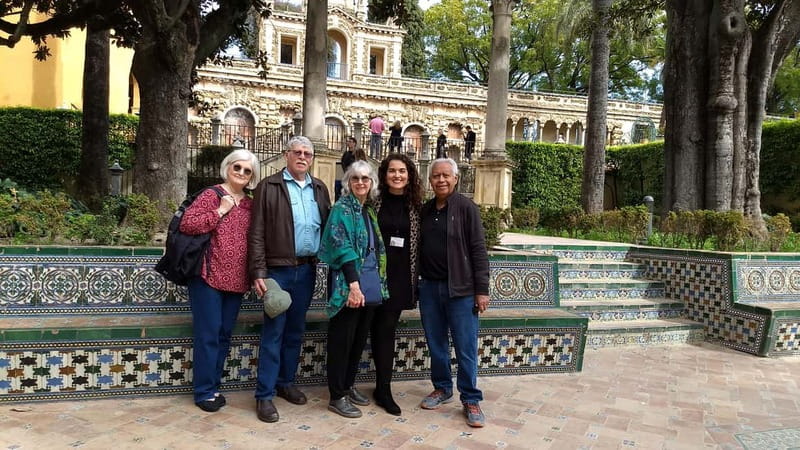 SEVILLE: REAL ALCÁZAR TOUR - Garden-area wrap-up, and how to use the tour after it ends