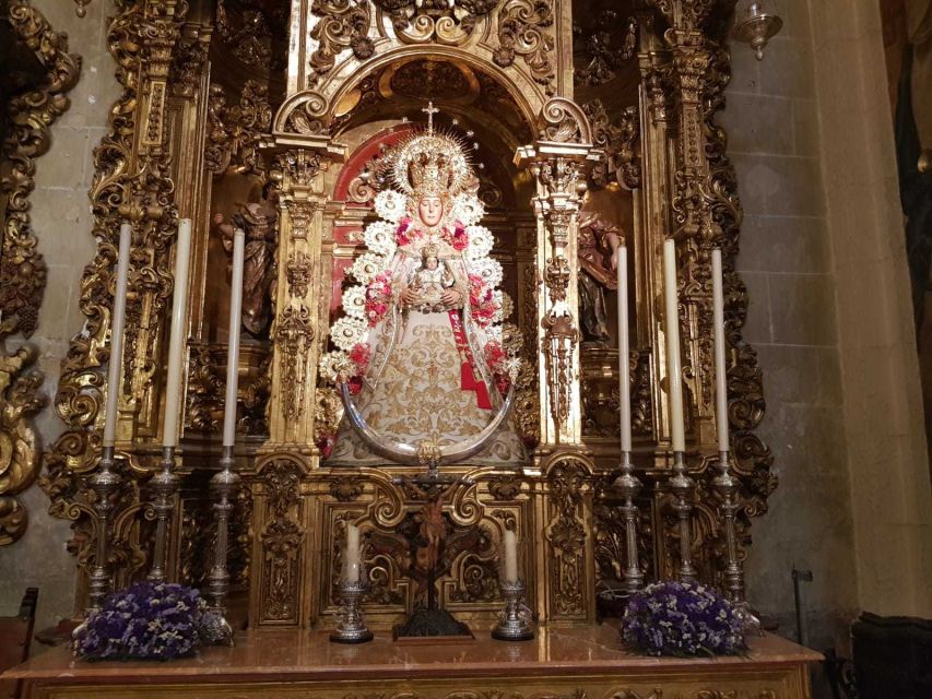 Seville: Salvador Church, Casa Pilatos, and Metropol Tour - Stop 1: Entering Church el Salvador, a Former Mosque with Holy Week Sculptures