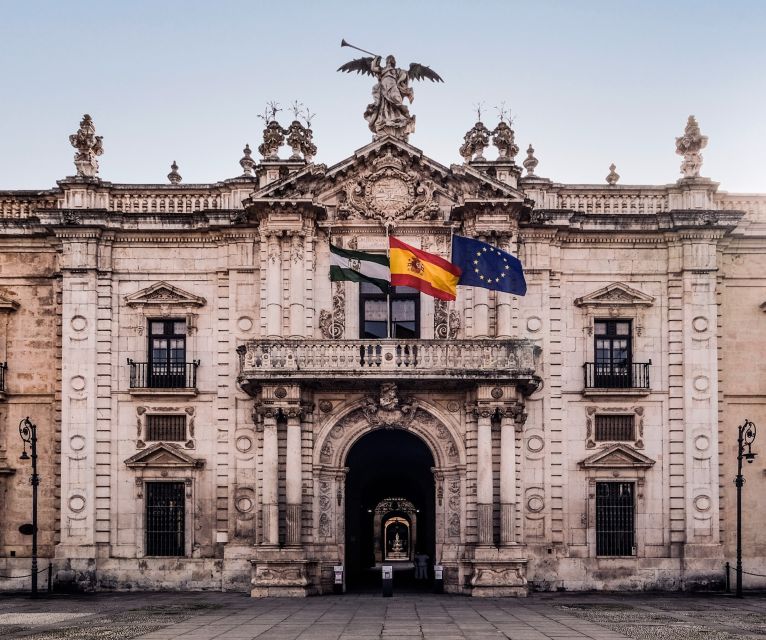 Seville: Small-Group City Highlights Walking Tour - University of Seville Exterior: Seville Is Still Living