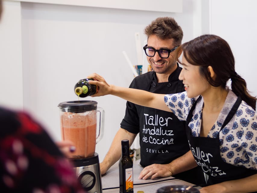 Seville: Spanish Cooking Class with Dinner - The 3-Hour Flow, From Chilled Starter to Lemon Sorbet