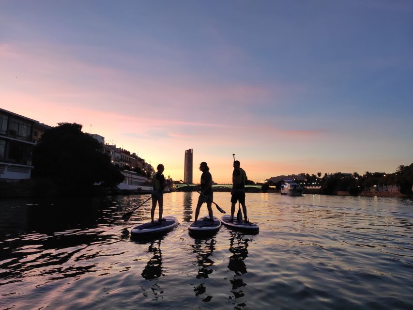 Seville: Sunset and Evening Paddle Boarding Tour - Meeting at C. Betis and Getting Set Up Fast