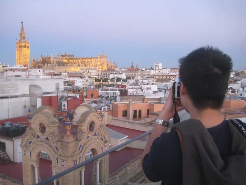 Seville: Sunset Roof Top Walking Tour - Alcázar of Seville wall views, plus that Moorish feel