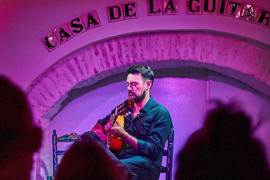 Seville: Ticket to Flamenco Show at La Casa de la Guitarra - Entering José Luis Postigo’s guitar collection before the show