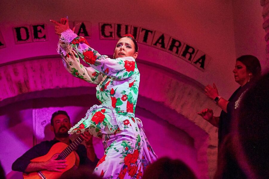 Seville: Ticket to Flamenco Show at La Casa de la Guitarra - Inside the 1-hour tablao: singer, guitar, and dancer in one tight room