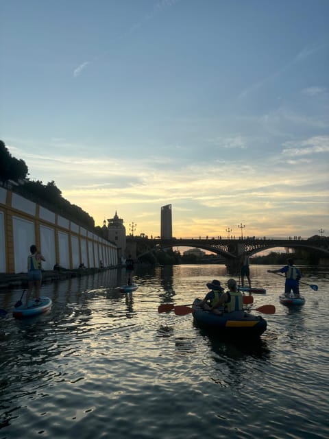 Sunset Kayaking - Why this Seville kayak route feels different after dark
